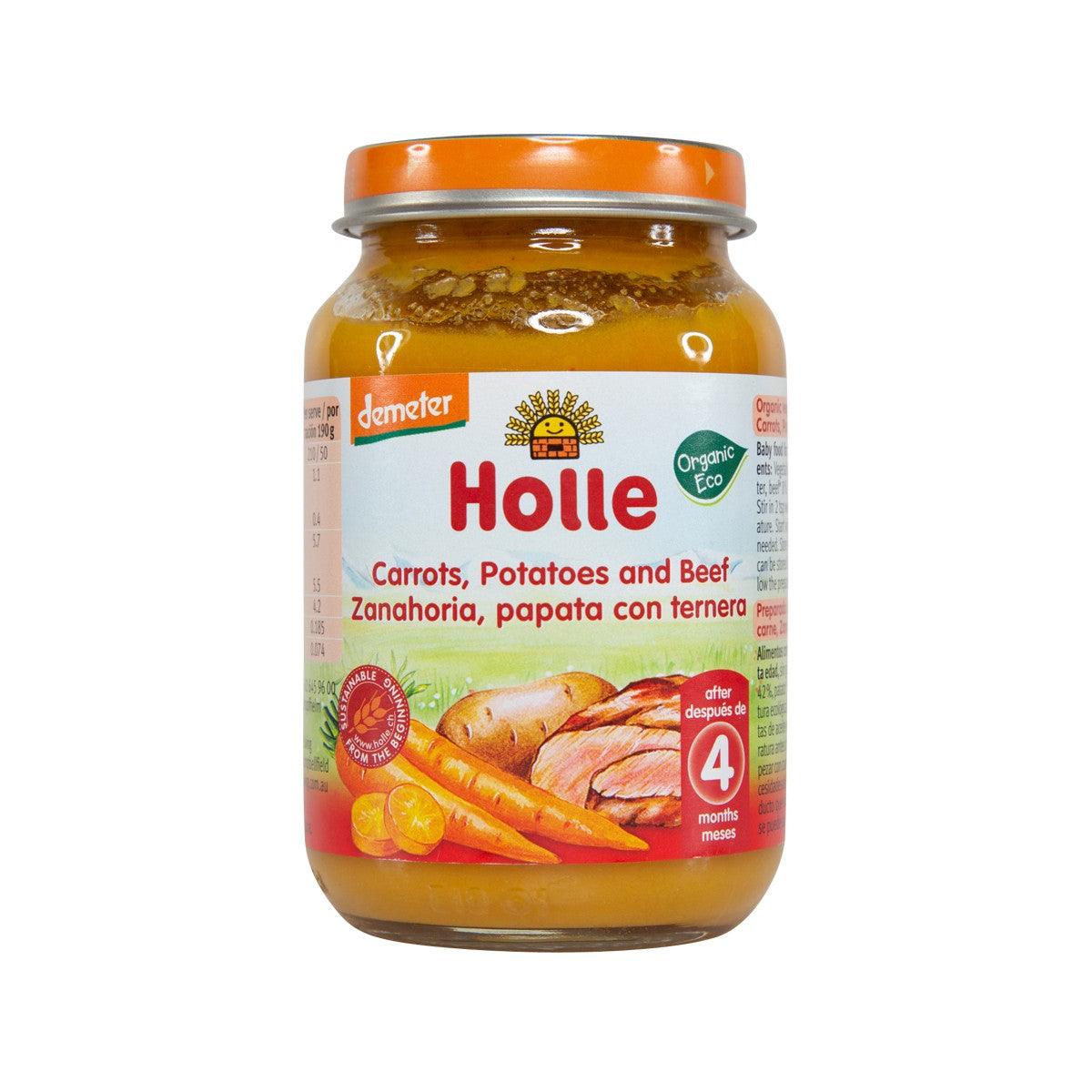 HOLLE Organic Carrot, Potato and Beef  (190g)
