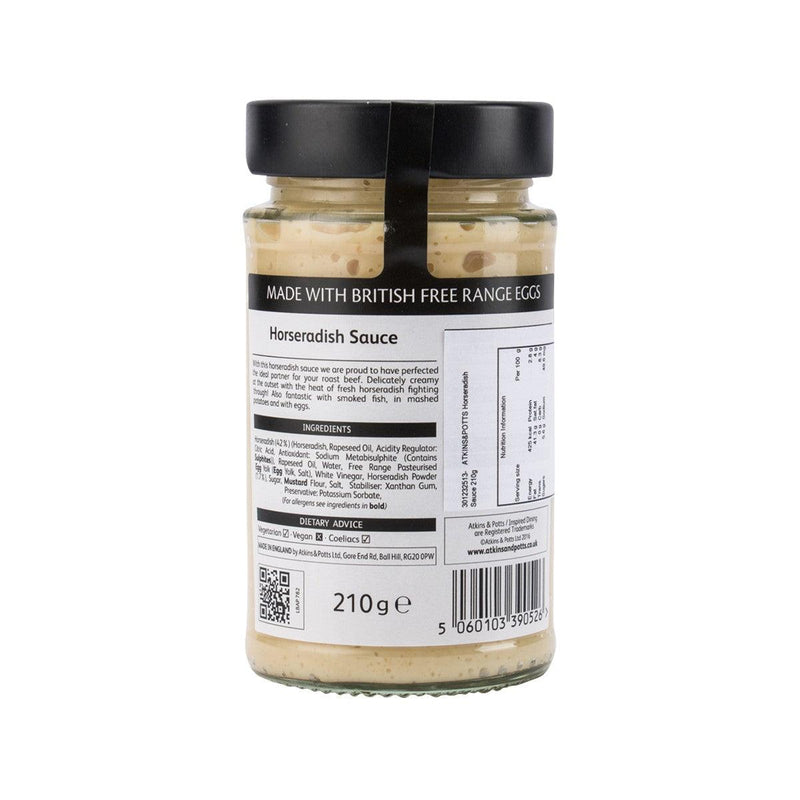 ATKINS & POTTS Horseradish Sauce  (185g)