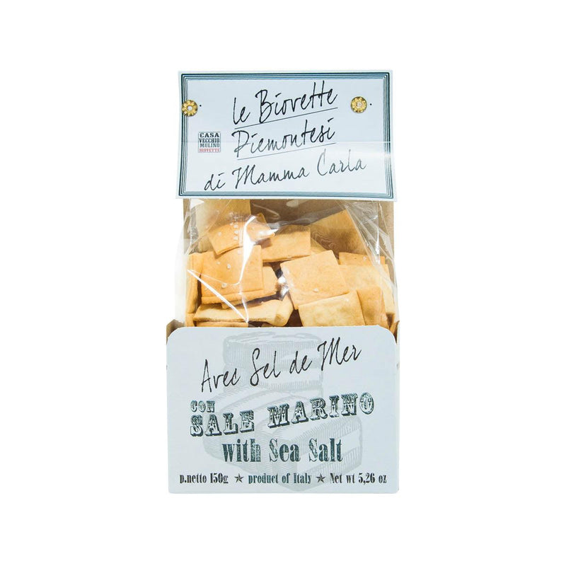 CASA VECCHIO MULINO Biovette Crispy Bread with Sea Salt  (150g)