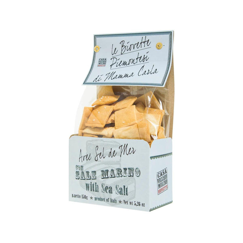 CASA VECCHIO MULINO Biovette Crispy Bread with Sea Salt  (150g)