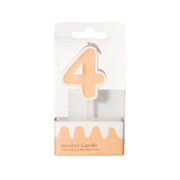 CUXCO Number Candle 4
