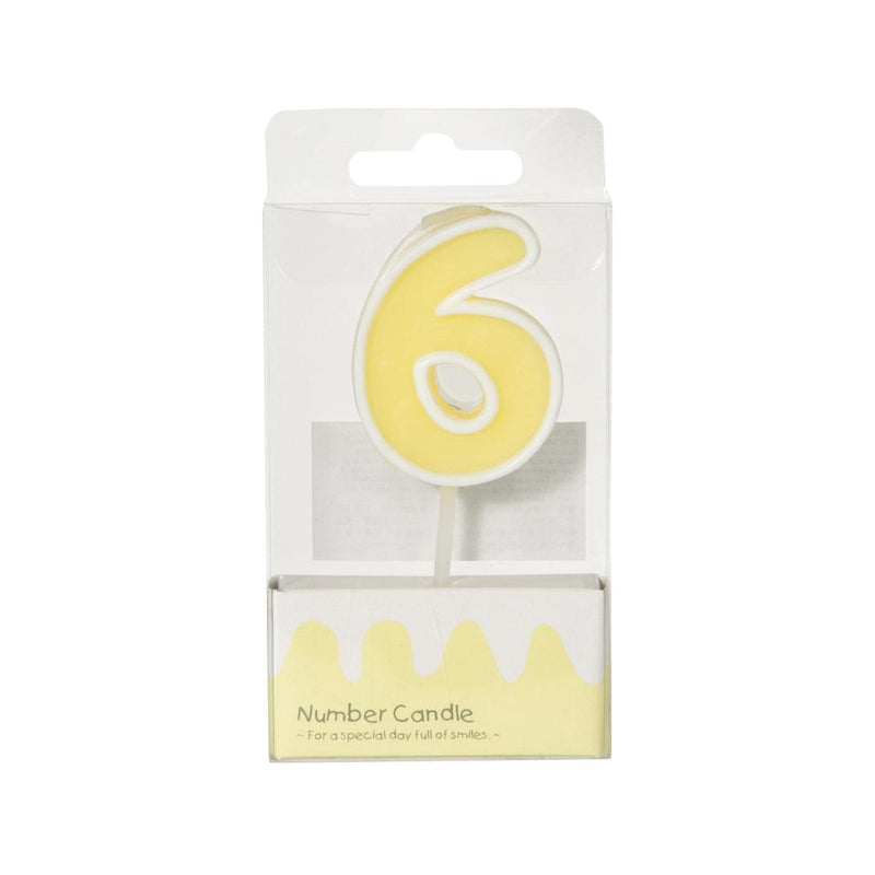 CUXCO Number Candle 6