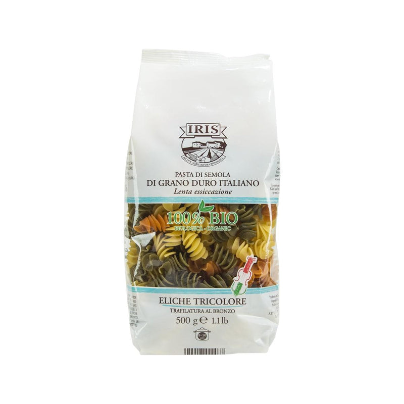 IRIS BIO Organic Durum Wheat Tri-Color Eliche Pasta  (500g)