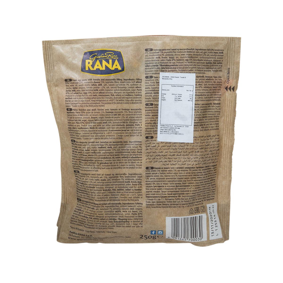 GIOVANNI RANA Ravioli - Tomato & Mozzarella  (250g)