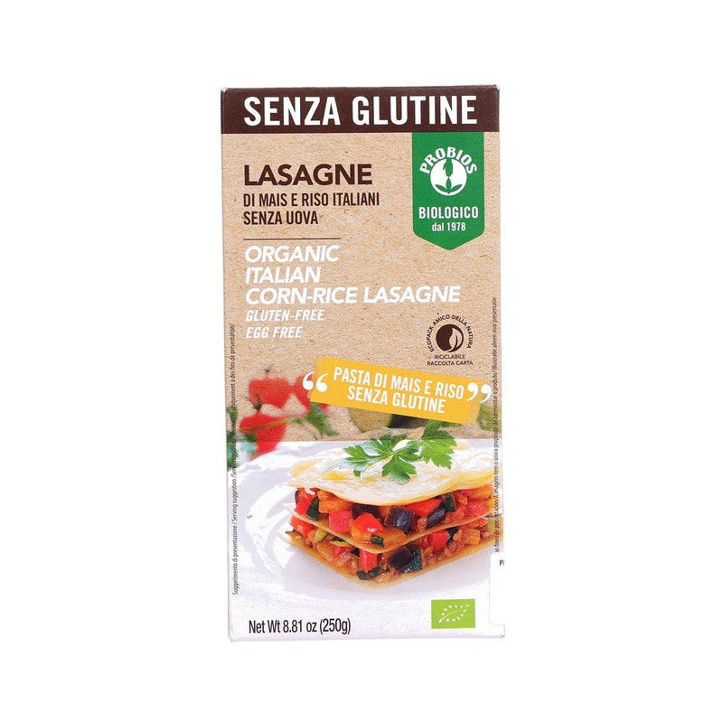 PROBIOS Organic Gluten-Free Italian Corn-Rice Lasagne  (250g)