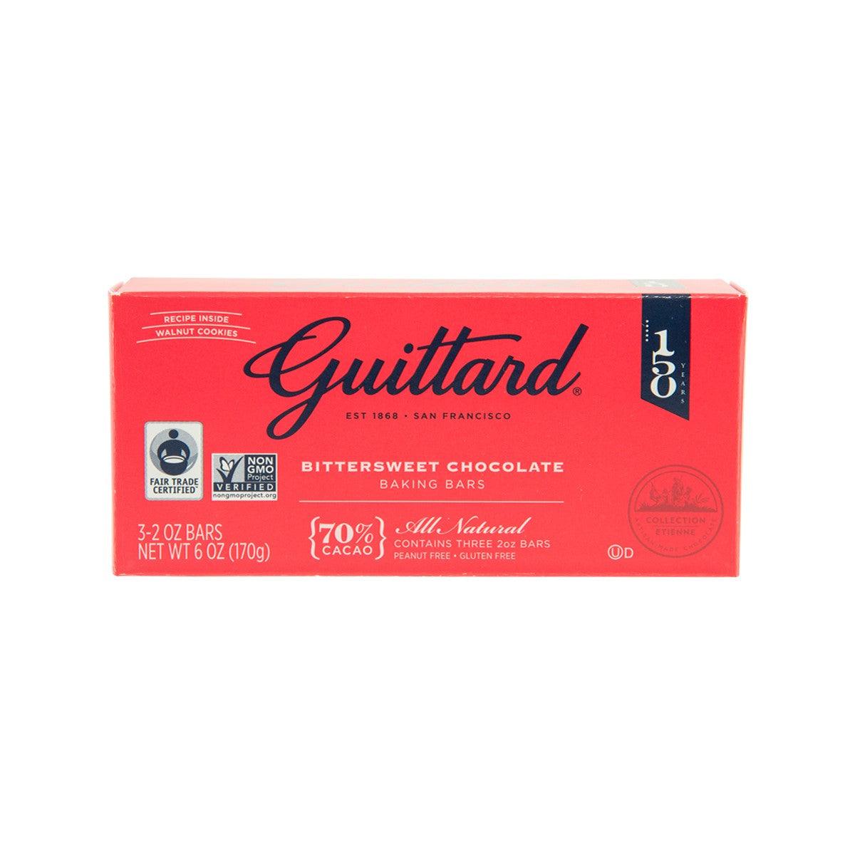 GUITTARD Bittersweet Chocolate Gourmet Baking Bars - 70% Cacao  (170g)