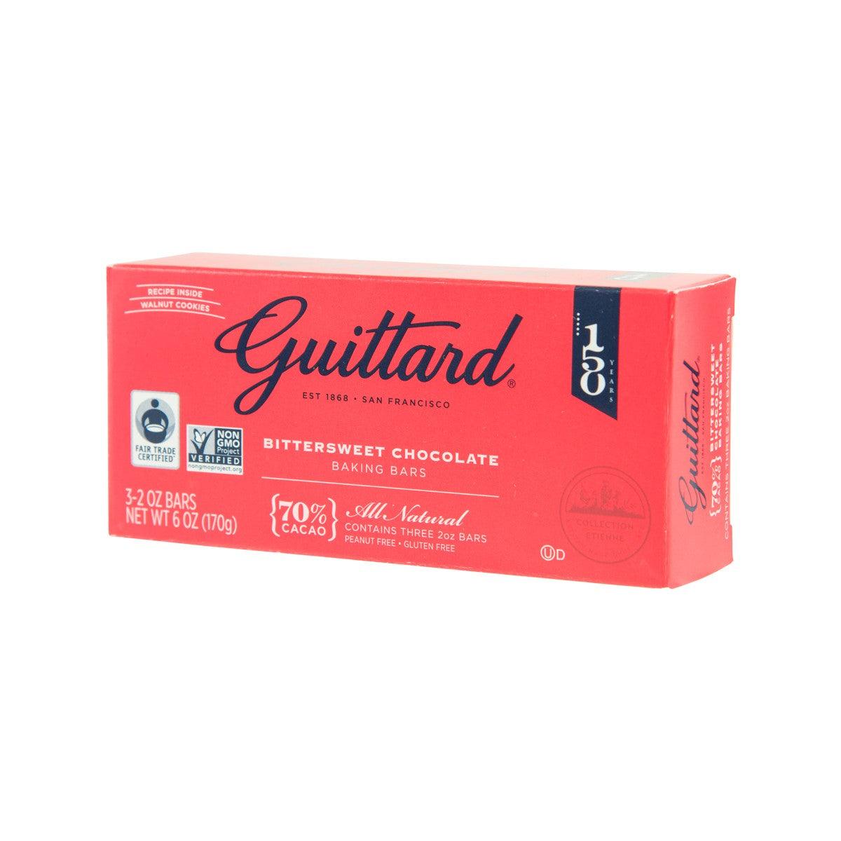 GUITTARD Bittersweet Chocolate Gourmet Baking Bars - 70% Cacao  (170g)