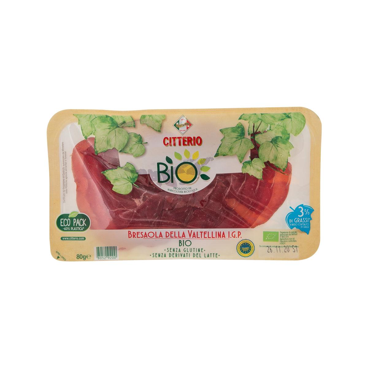 CITTERIO Organic Bresaola della Valtellina  (80g)