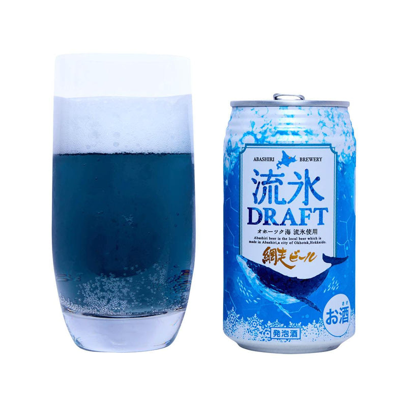 ABASHIRIBEER Okhotsk Blue Draft Drift Ice Beer (Alc 5%)  (350mL)