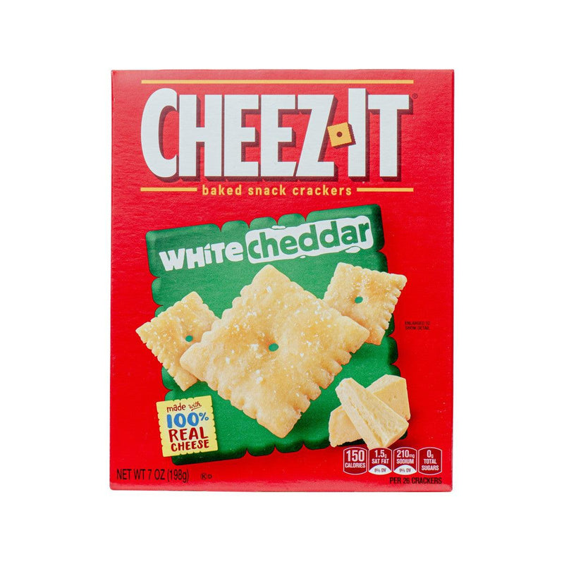CHEEZ-IT Baked Snack Crackers - White Cheddar  (198g)