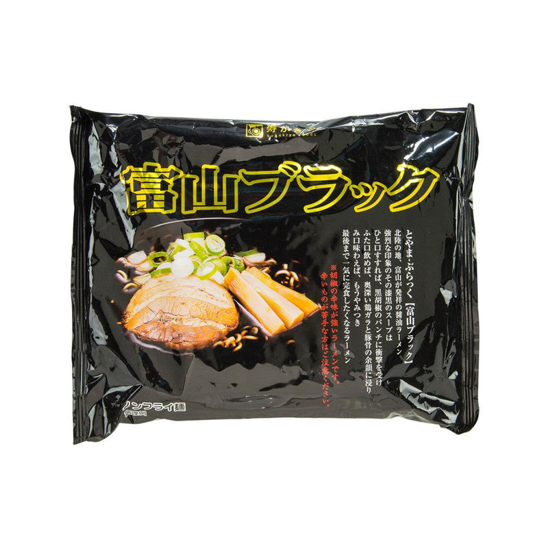SUGAKIYA Instant Toyama Style Ramen Noodle - Black Soup [Bag]  (120g)