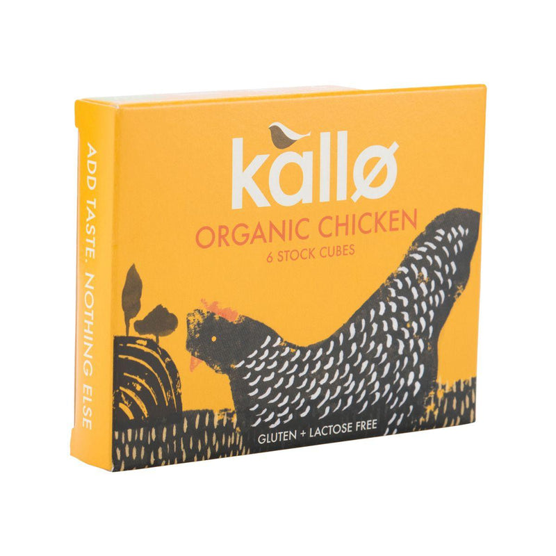 KALLO Organic Free Range Chicken Stock Cubes  (66g)