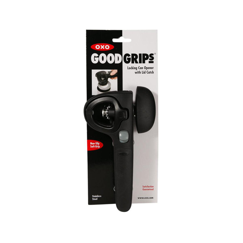 OXO Locking Can Opener with Lid Catch