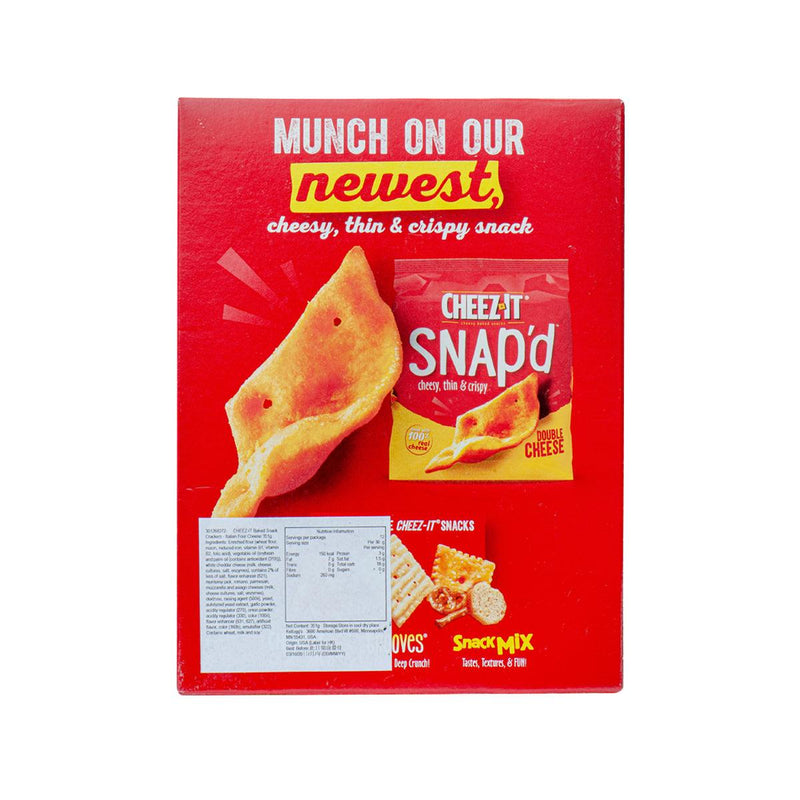 CHEEZ-IT Baked Snack Crackers - Italian Four Cheese  (351g)