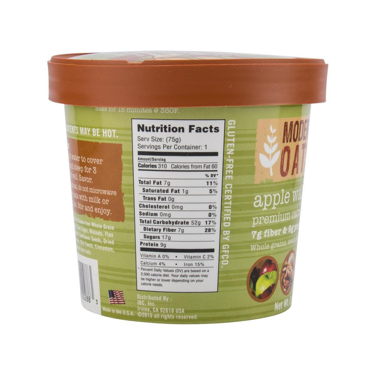 MODERN OATS Apple Walnut Oatmeal  (75g)