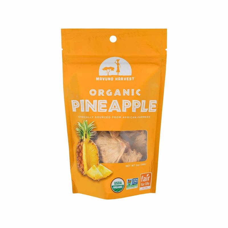 MAVUNO HARVEST Organic Dried Pineapple  (56g)