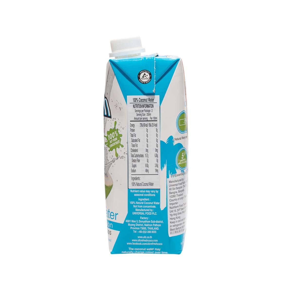 UFC Refresh Coconut Water  (500mL) - city'super E-Shop