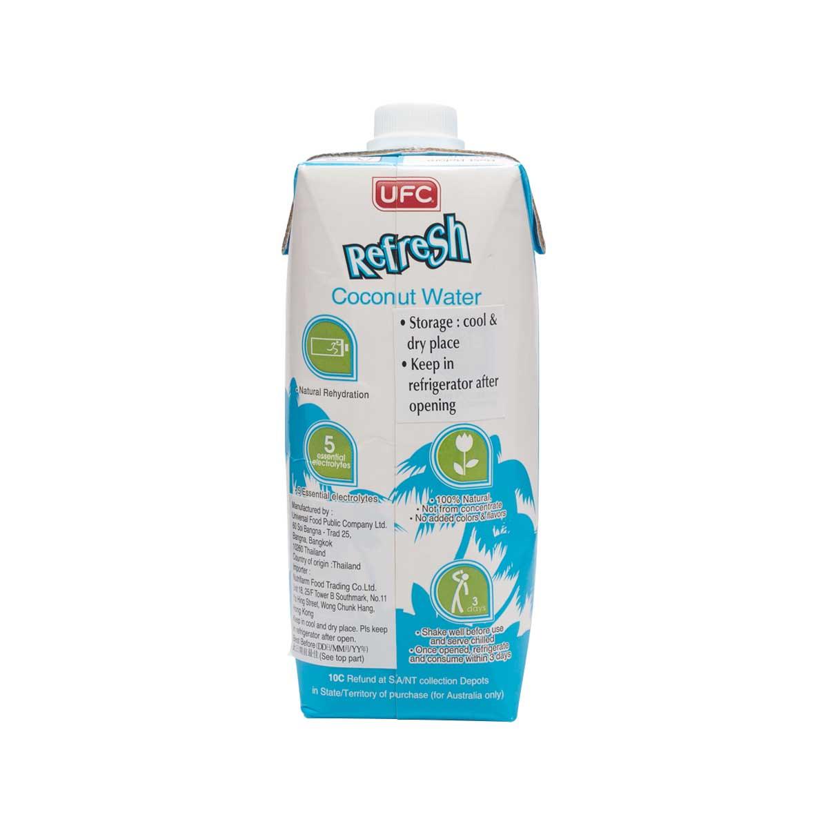 UFC Refresh Coconut Water  (500mL) - city'super E-Shop