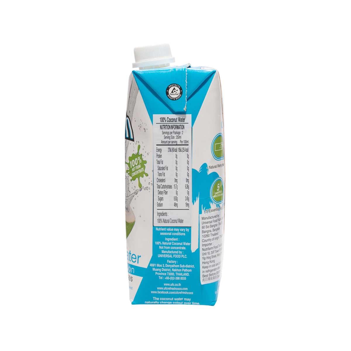UFC Refresh Coconut Water  (500mL) - city'super E-Shop