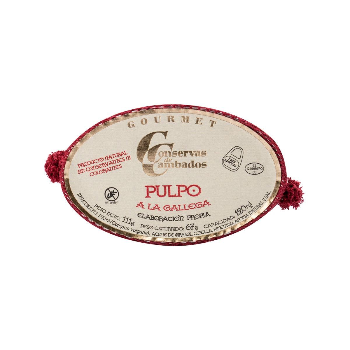CONSERVAS DE CAMBADOS Squid in Ink  (111g)