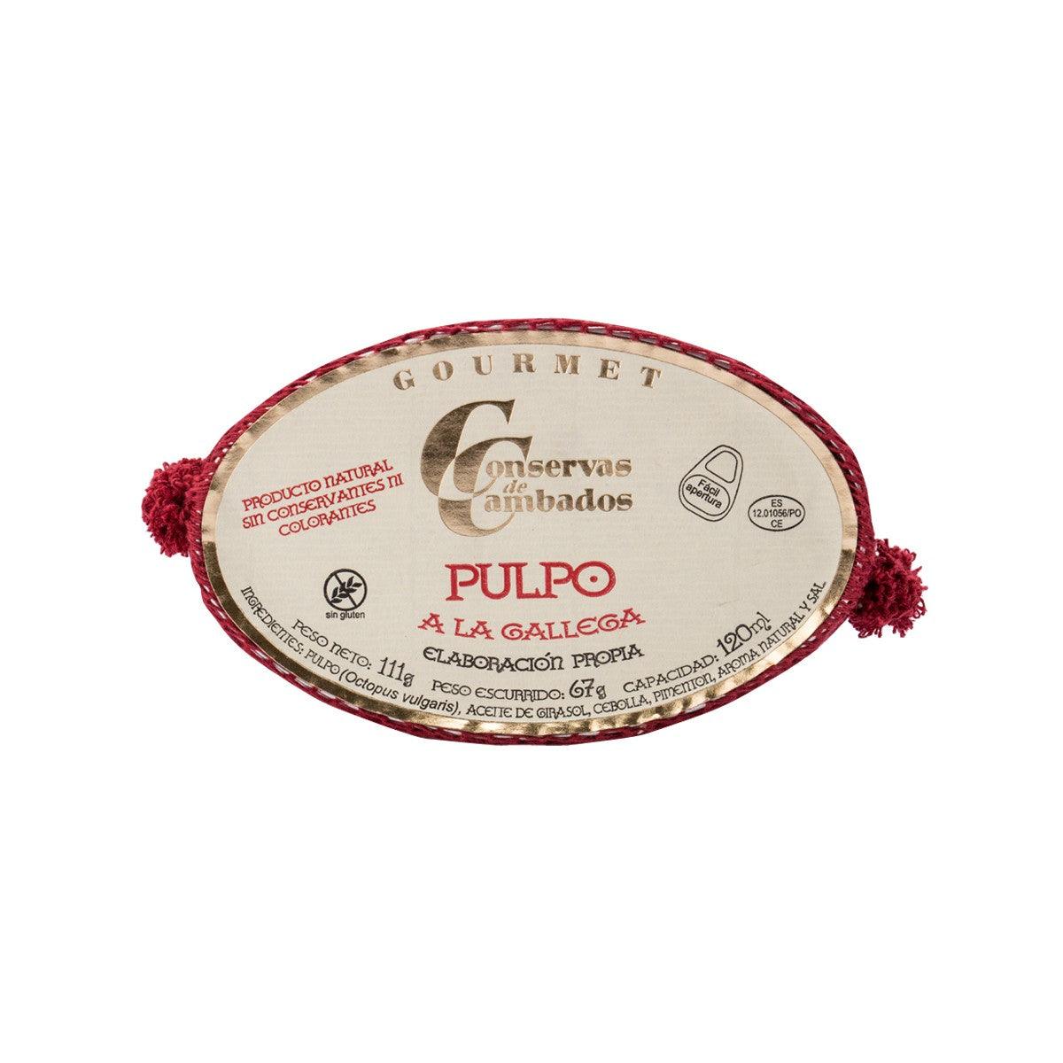 CONSERVAS DE CAMBADOS Octopus in Galician Sauce  (111g)