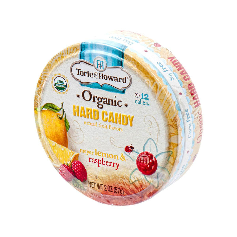 TORIE & HOWARD Organic Hard Candy - Meyer Lemon & Raspberry Flavor  (57g) - city&