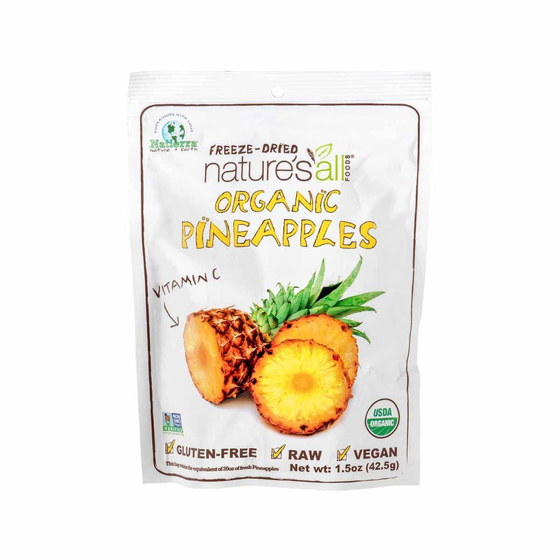 NATIERRA Organic Freeze-Dried Pineapple  (43g)