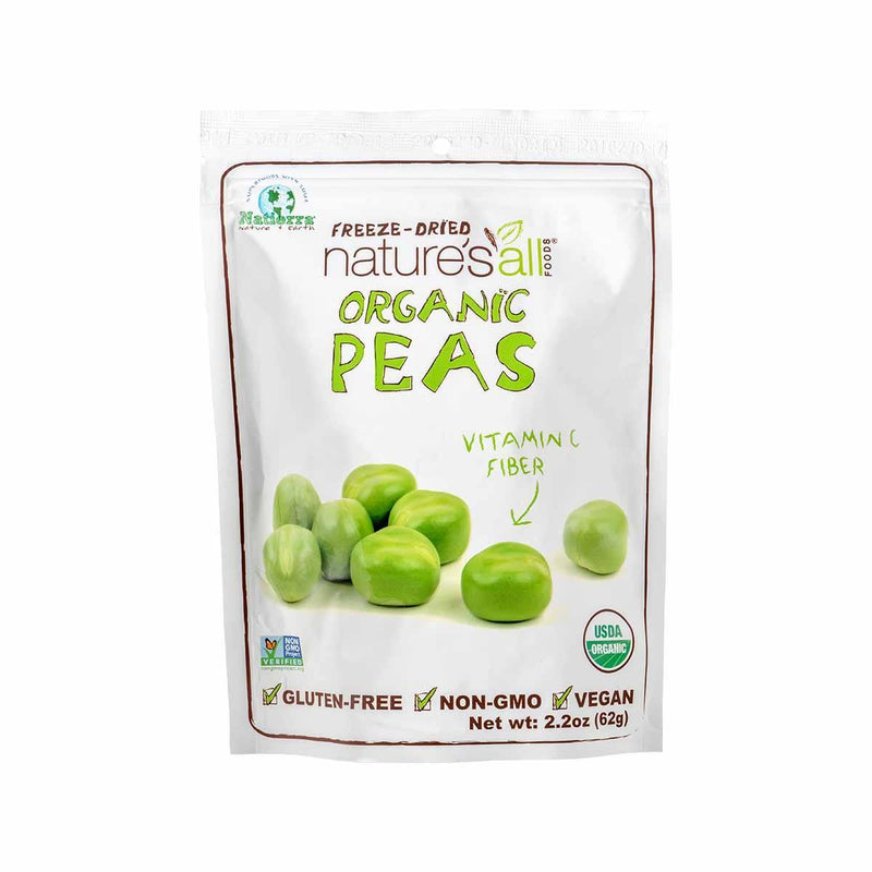 NATIERRA Organic Freeze-Dried Peas  (62g)