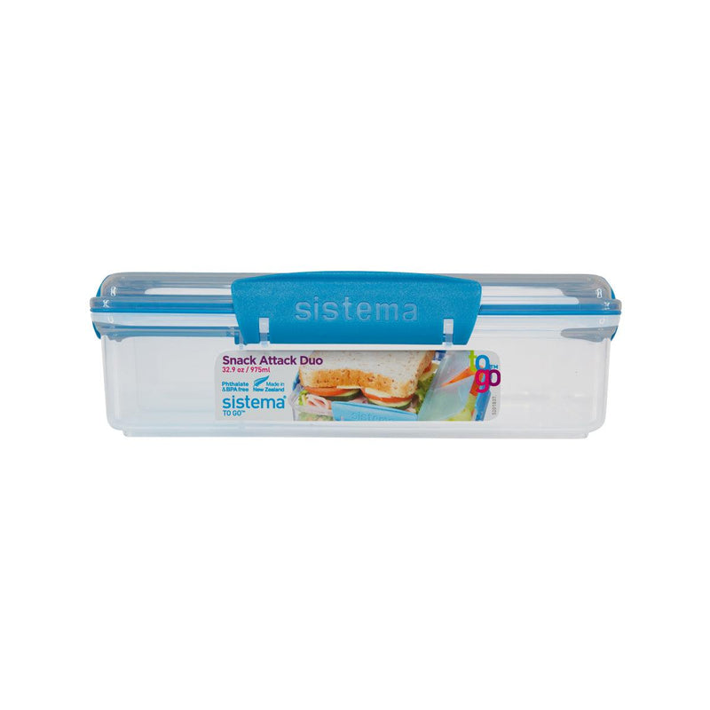 SISTEMA Snack Attack Duo TO GO Food Storage Container