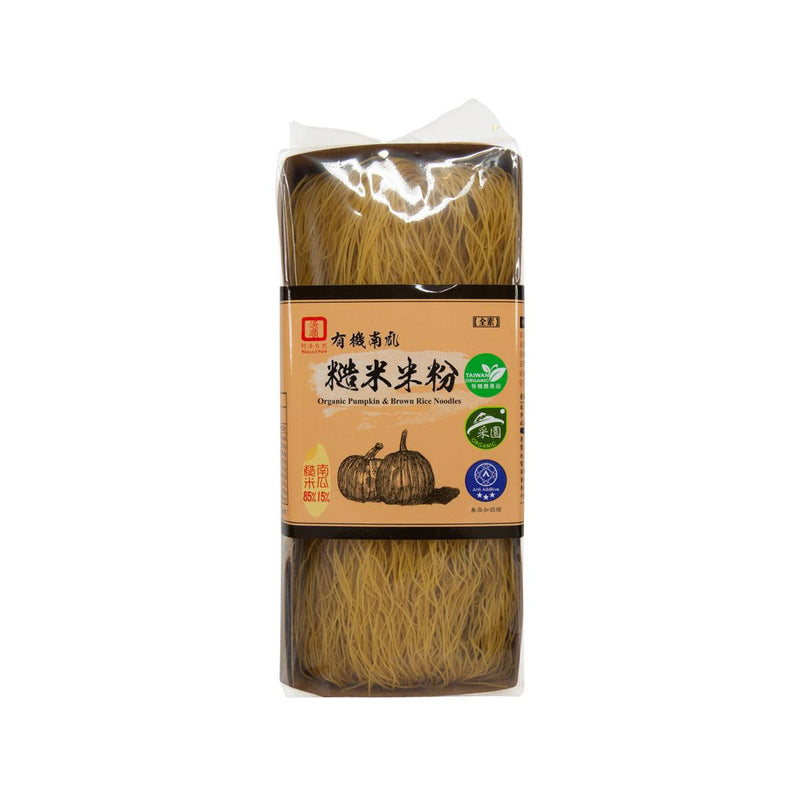 YUEN SHUN Organic Pumpkin & Brown Rice Noodles  (200g) - city&