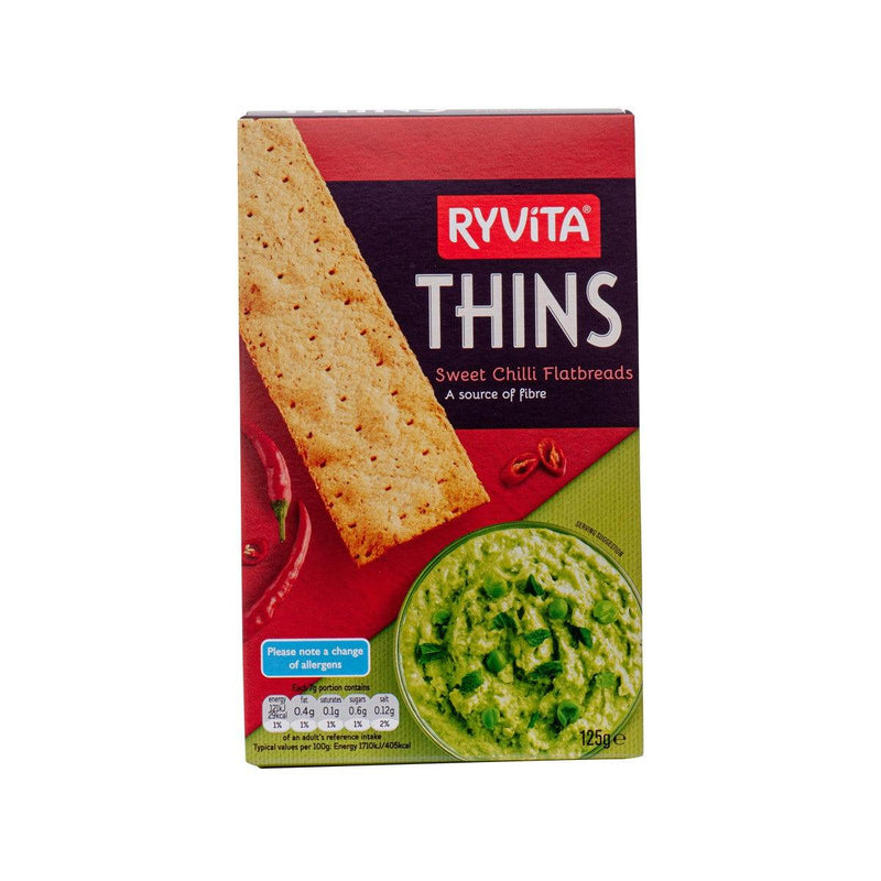 RYVITA Thins Sweet Chilli Flatbreads  (125g)