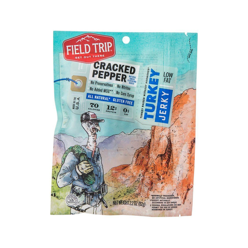 FIELD TRIP Turkey Jerky - Cracked Pepper  (2.2oz)