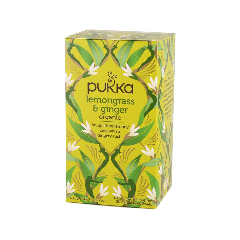 PUKKA Organic Lemongrass & Ginger Tea Sachets  (36g)