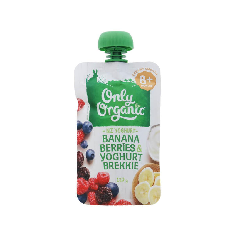 ONLY ORGANIC Organic Banana Berries & Yoghurt Brekkie  (120g)