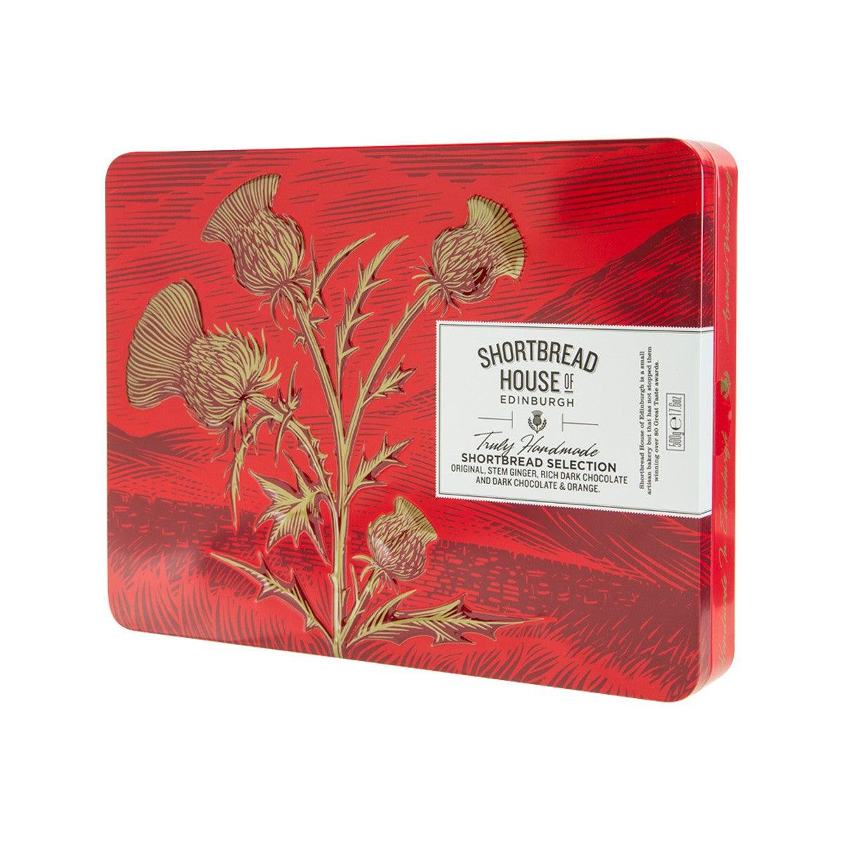 SHORTBREAD HOUSE OF EDINBURGH 罐裝什錦牛油餅  (500g)