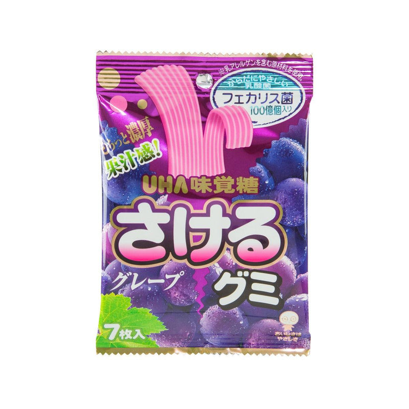 UHA Gummy Strip - Grape  (7pcs) - city&