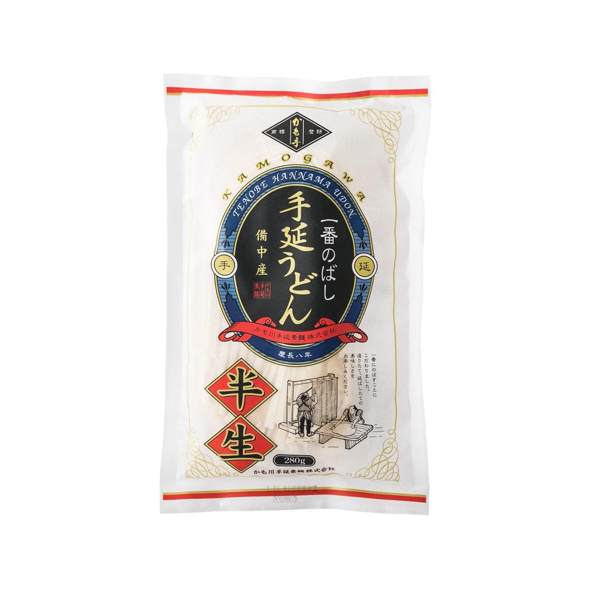 鴨川手延素麵 手造半生烏冬  (280g)