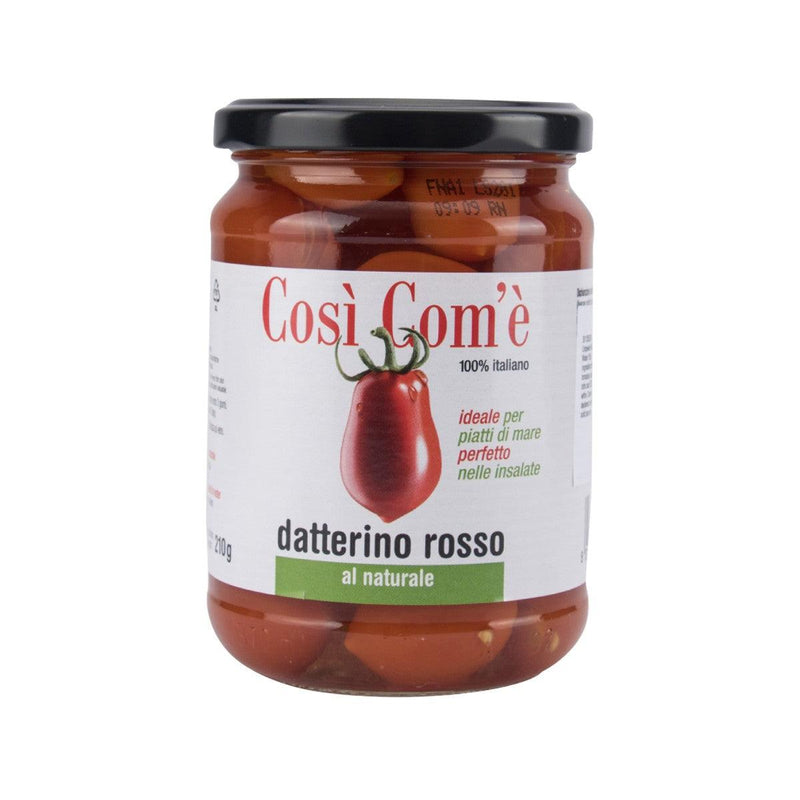 COSI COME Whole Unpeeled Red Datterino Tomatoes in Water  (350g)