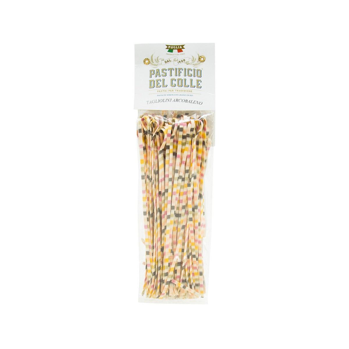 PASTIFICIO DEL COLLE Artisanal Colorful Pasta - Rainbow Tagliolini  (250g)