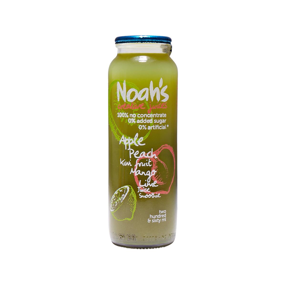 NOAH'S Juice Smoothie - Apple, Peach, Kiwifruit, Mango, Lime [Bottle]  (260mL)