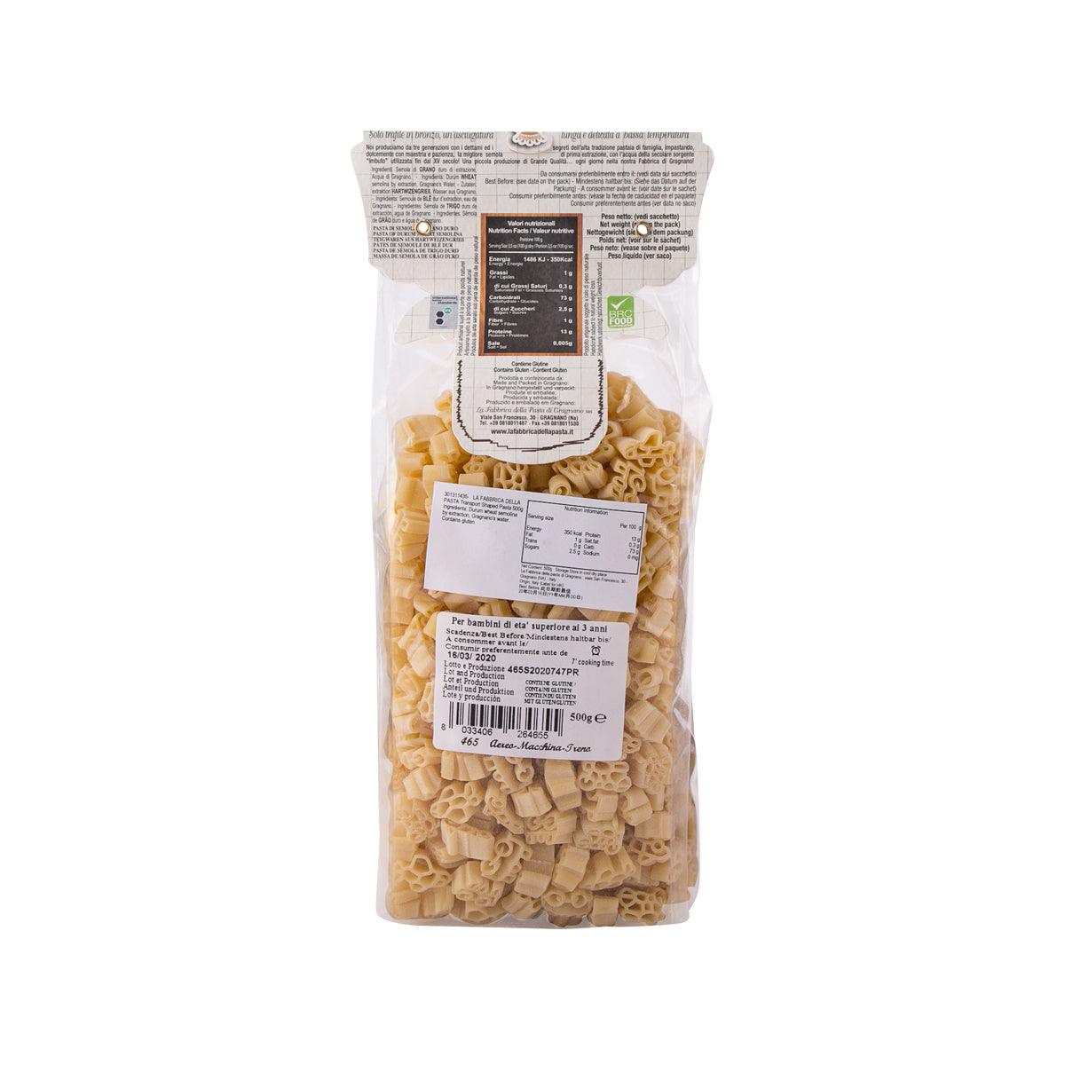 LA FABBRICA DELLA Artisanal Transport Shaped Pasta  (500g)