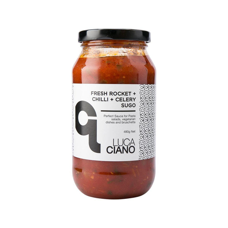 LUCA CIANO Fresh Rocket, Chilli & Celery Tomato Sauce  (480g)