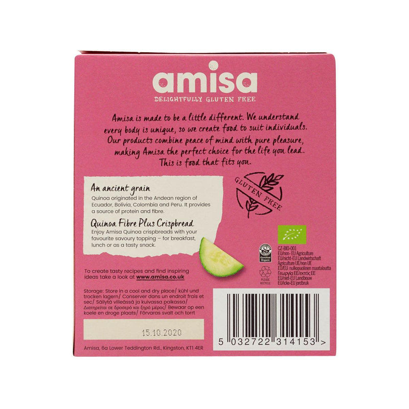 AMISA 有機無麩質藜麥纖維脆餅  (100g)
