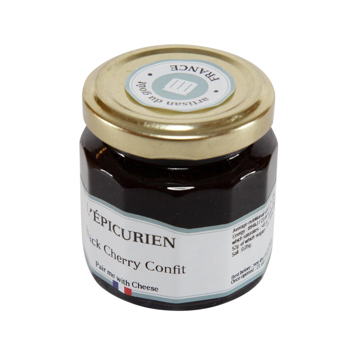 L'EPICURIEN Black Cherry Confit  (125g)