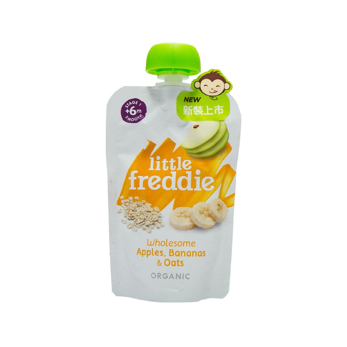 LITTLEFREDDIE 有機蘋果, 香蕉&燕麥蓉  (100g)