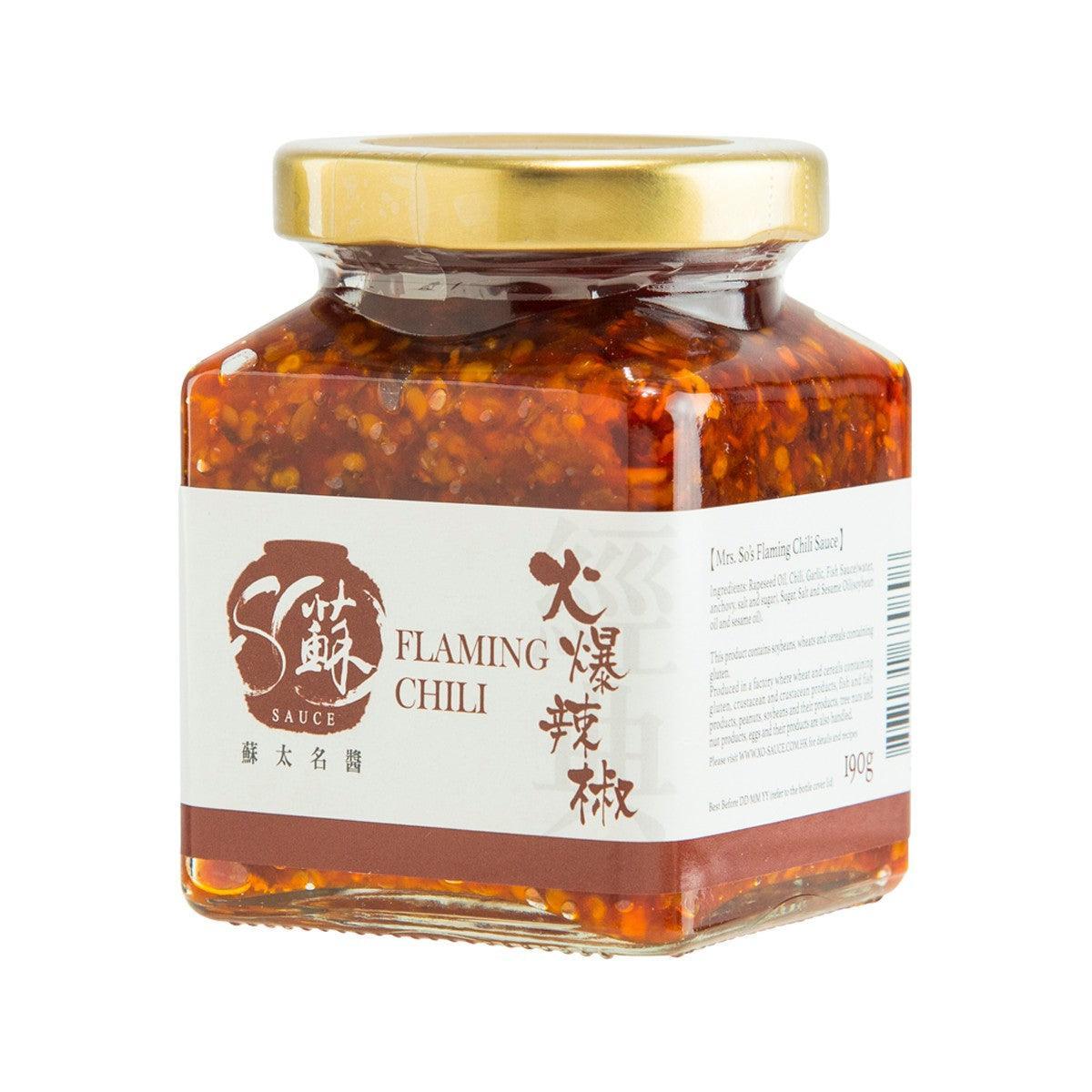 蘇太名醬 火爆辣椒醬  (190g)
