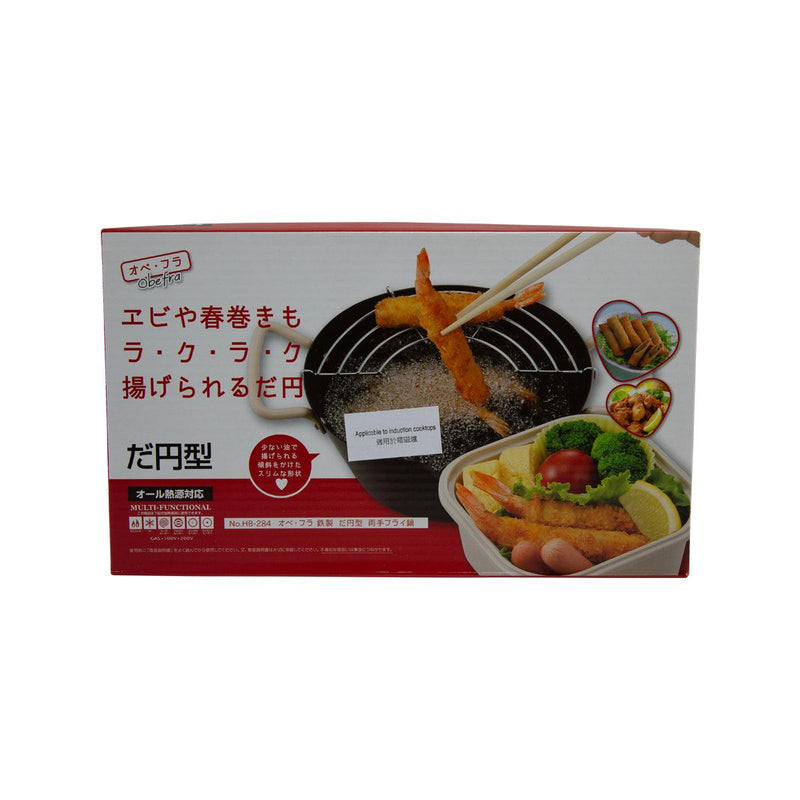 OBE HULA Iron Frying Pan 15cm (Suitable for IH Cooker)  (500g)