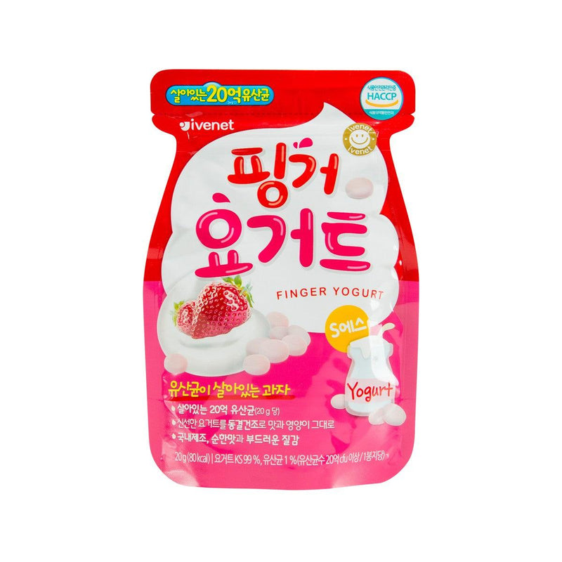 IVENET Bebe Finger Yogurt Snack (Strawberry)  (20g)