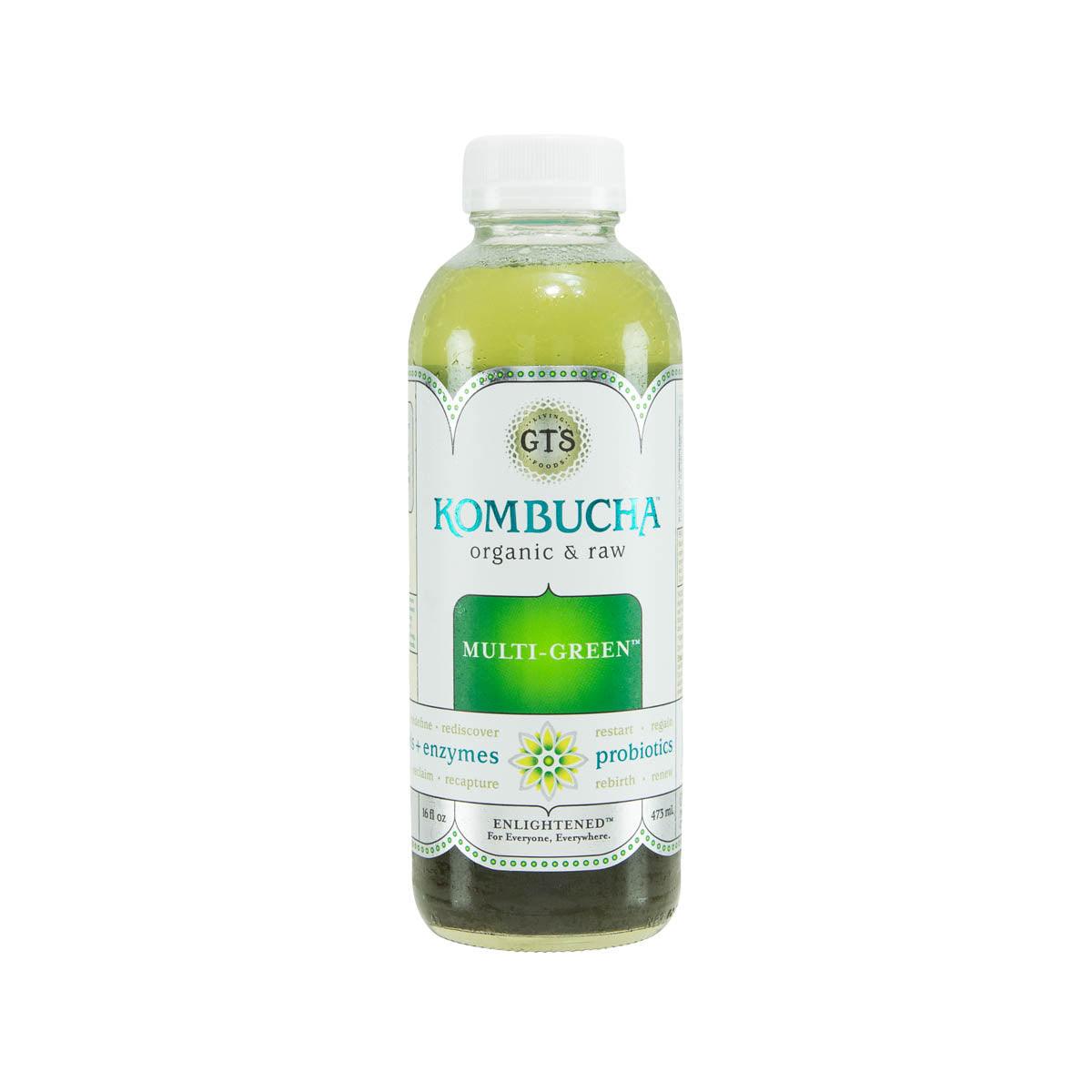 GT'S Organic Raw Kombucha Drink - Multi Green  (473mL)
