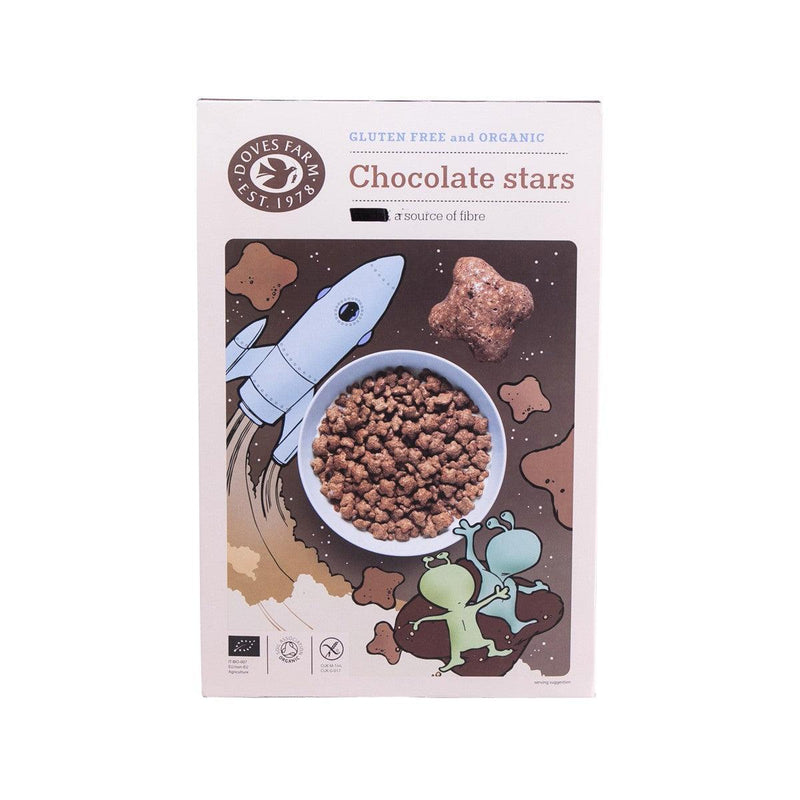 DOVES FARM Freee Gluten Free and Organic Chocolate Star Shaped Cereal  (300g)
